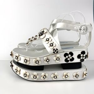 PRADA Avante-Garde Flower Platforms
